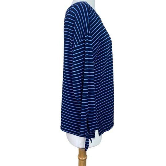 Loft Long Sleeve Striped Top Size Small - Picture 2 of 6